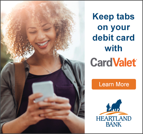 Keep tabs on your debit card with CardValet. Learn More